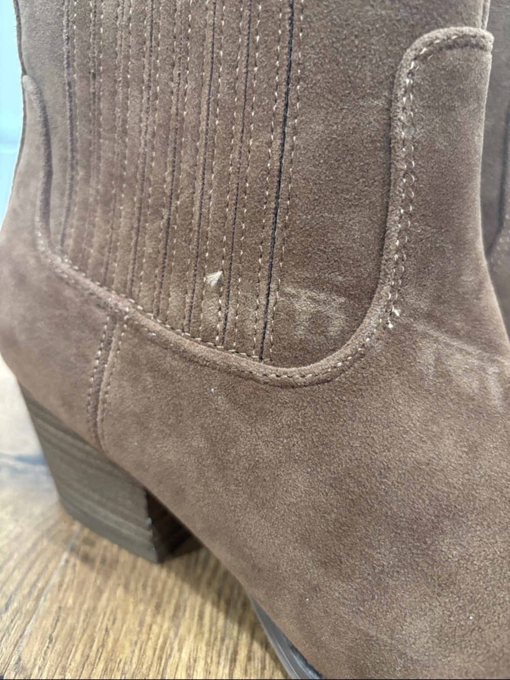 Universal Thread Women's Chestnut Solita Western Ankle Booties - Picture 4 of 9